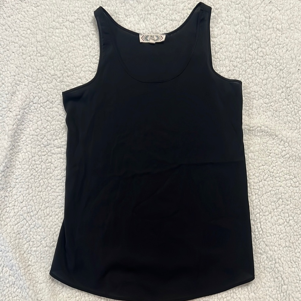 Black tank top